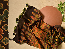 Ripened by the Tropical Sun ❋ Cotton Ajrakh Stole { 7 }